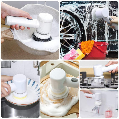 5-in-1 Multi Functional Electric Cleaning Brush